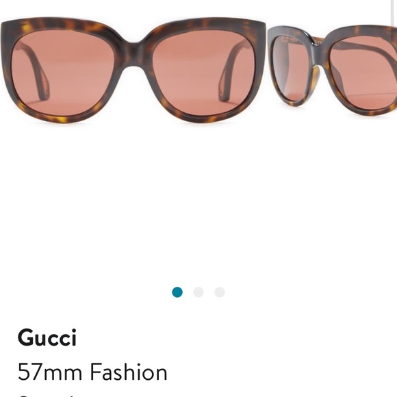 Gucci Accessories - Gucci Havana Tortoiseshell Sunglasses 57mm Brown Lens Women’s NEW Authentic